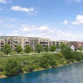 HafenCity Dresden Leipziger Straße 27 a bis e seitliche Ansicht