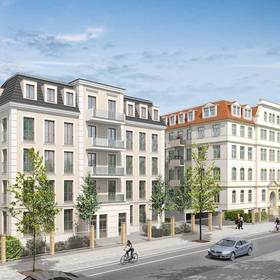 Tabakfabrik f6 Umbau Dresden Ansicht Ost Blickrichtung von Schandauer straße